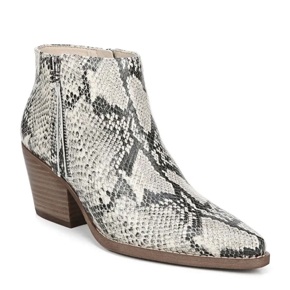 Snakeskin Ankle Boot by Sam Edelman